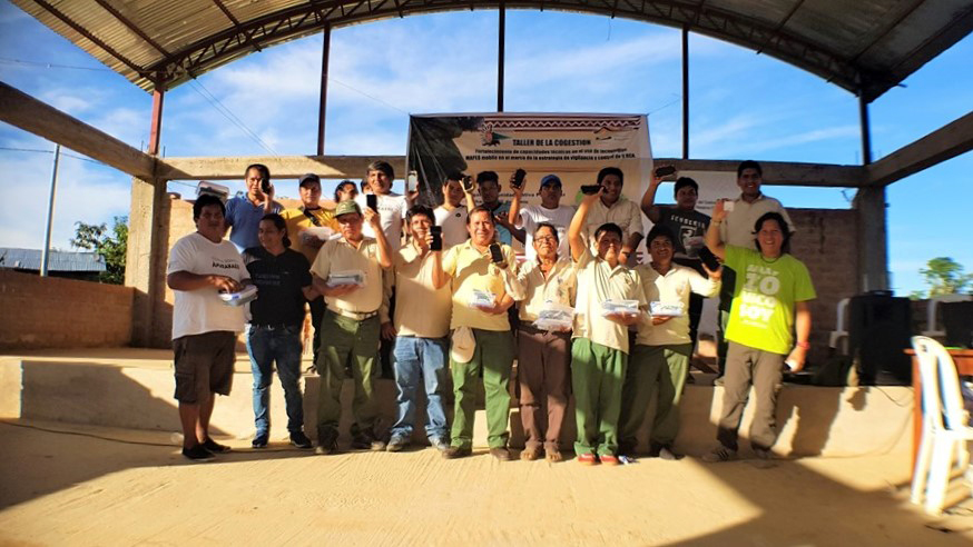 Cogestión de Amarakaeri innova sistema de Vigilancia y Control con nuevas tecnologías