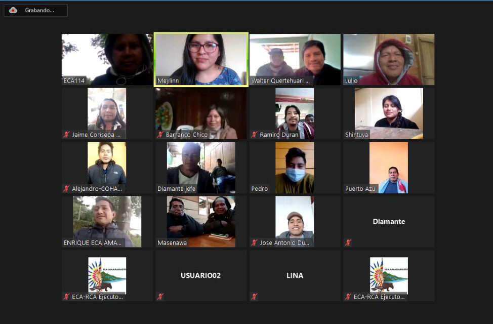 Se amplía mandato del consejo directivo del ECA Amarakaeri por un año más