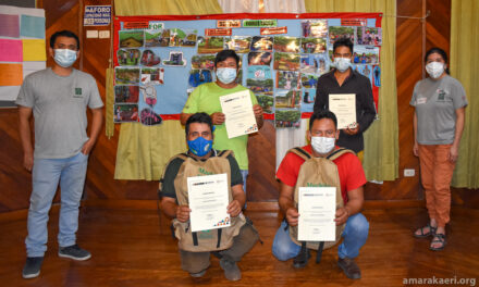 Mochila forestal presente en Amarakaeri gracias a los aliados estratégicos de la cogestión