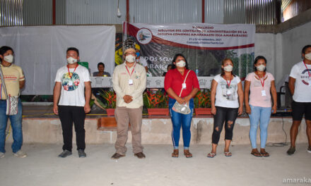 ECA Amarakaeri seguirá presidido por Walter Quertehuari con nuevo consejo directivo