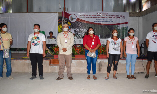 ECA Amarakaeri seguirá presidido por Walter Quertehuari con nuevo consejo directivo