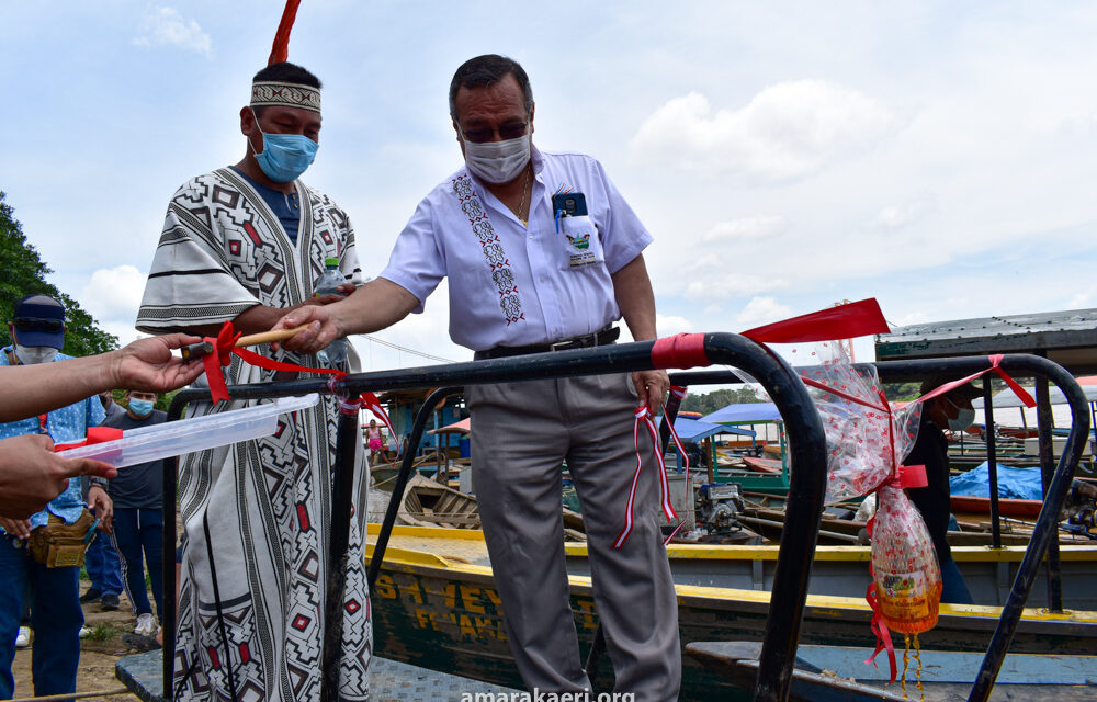 Comunidad nativa Diamante recibe bienes en marco de Procompite 2020