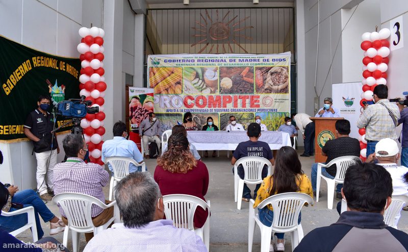 El Procompite 2020 resultaron ganadores 36 AEO. Cuatro son comunidades nativas. Tres de ellas son comunidades socias de la Reserva Comunal Amarakaeri: Shintuya, Barranco Chico y Diamante