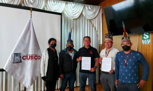 ECA Amarakaeri y Geragri Cusco suscriben convenio para impulsar saneamiento físico y legal de CCNN