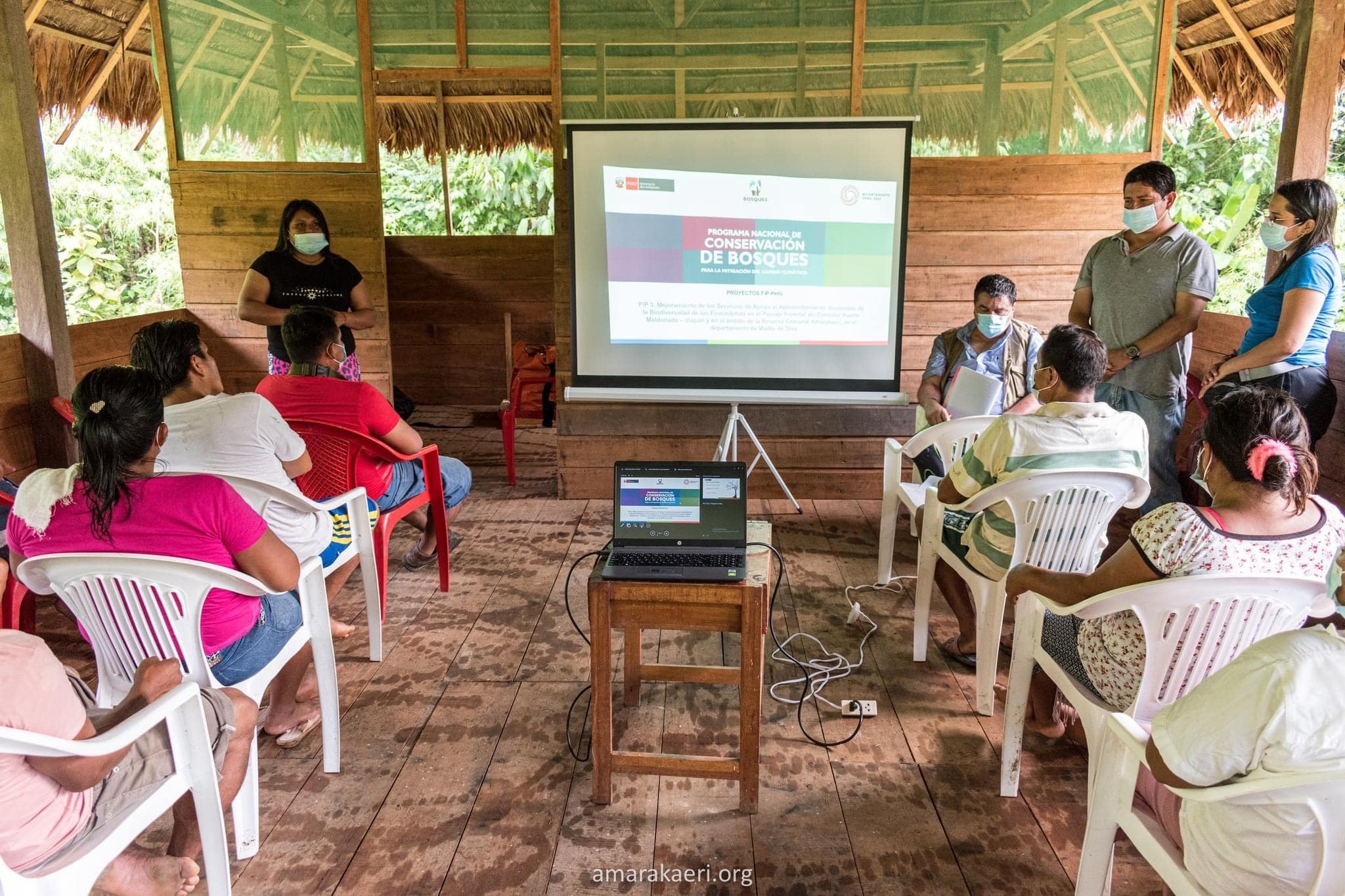 se inició el proceso de socialización del Proyecto de Inversión Forestal – PIP 03 del FIP - BID del Programa Nacional de Conservación de Bosques.