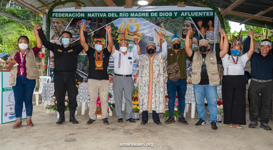 ECA Amarakaeri presente en el 40° aniversario de Fenamad