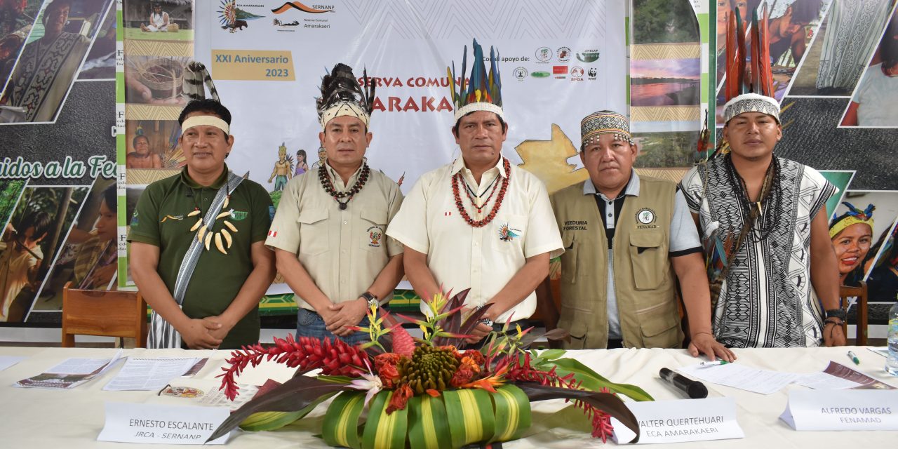 Cogestión de Amarakaeri inicia actividades por el XXI aniversario de la RCA