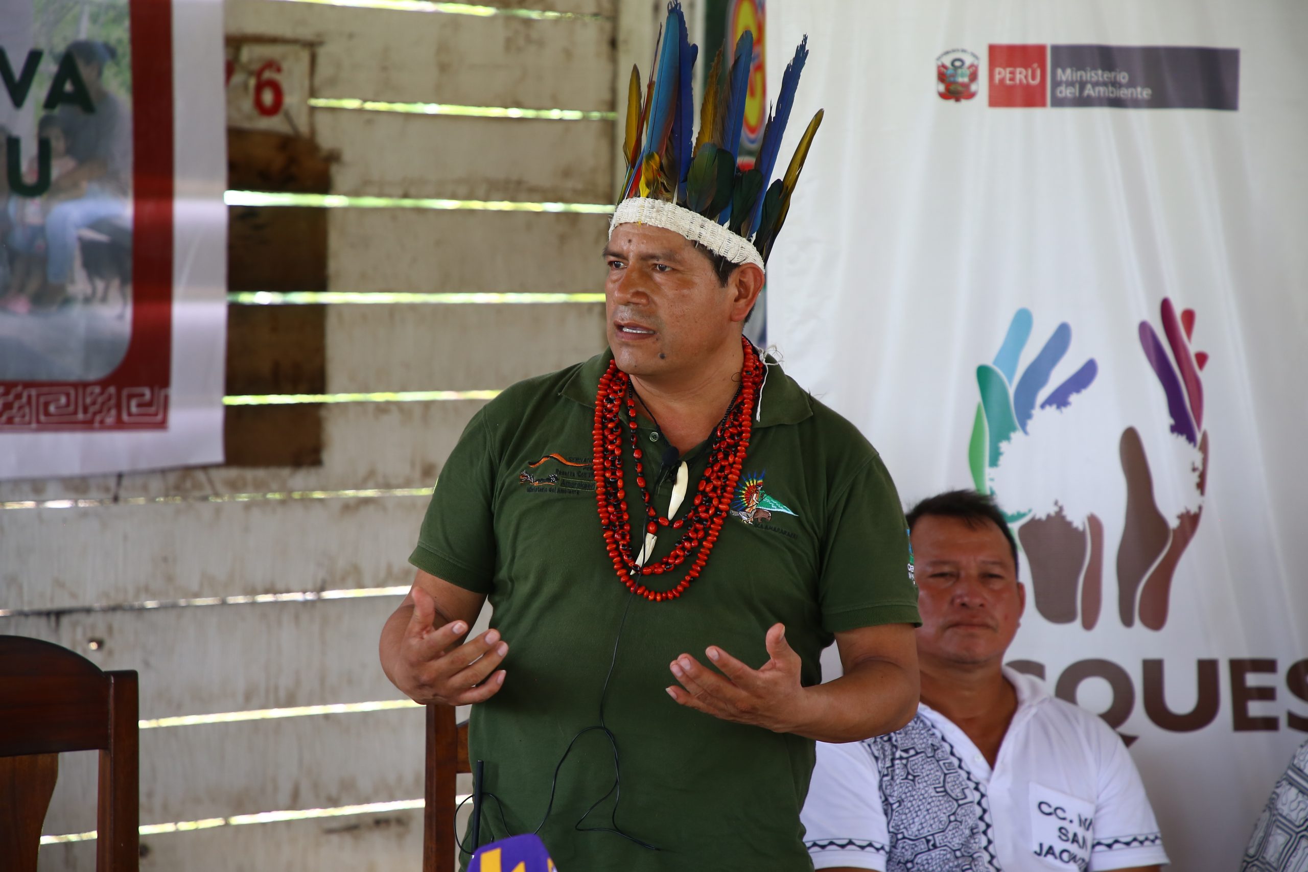 El presidente del ECA Amarakaeri hizo la solicitud durante la visita de la ministra del Amabiente, Albina Ruiz.