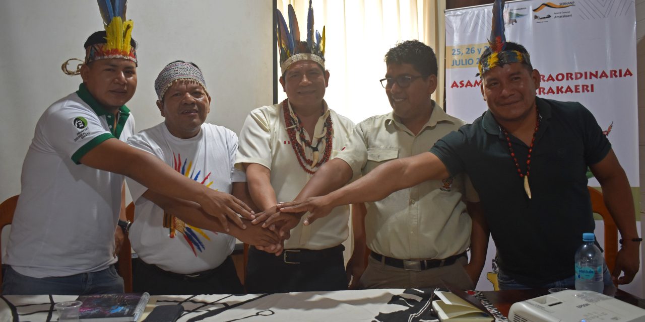 ECA Amarakaeri desarrolla con éxito su asamblea extraordinaria con la participación de sus diez comunidades nativas socias y organizaciones indígenas
