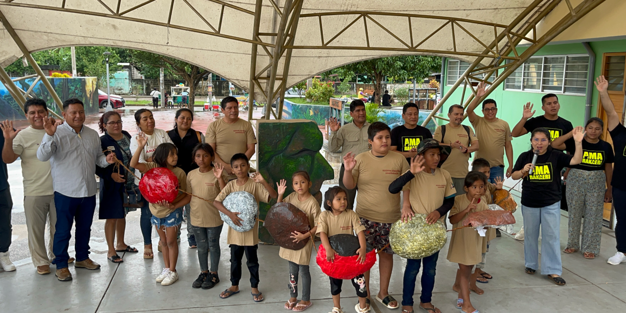 ECA Amarakaeri realiza activación para sensibilizar sobre la importancia de la Reserva Comunal Amarakaeri