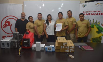 ECA Amarakaeri recibe equipos e indumentaria para fortalecer la gestión de la Reserva Comunal Amarakaeri