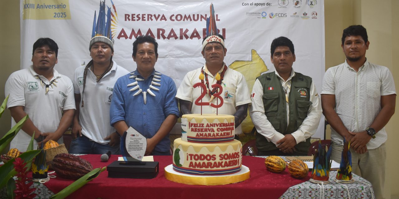 Reserva Comunal Amarakaeri conmemora su 23° aniversario con reafirmación de su cultura viva