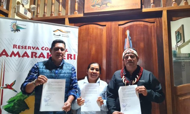 Manutata SAC, Numberi SAC y ECA Amarakaeri suscriben acuerdo comercial y de joint venture