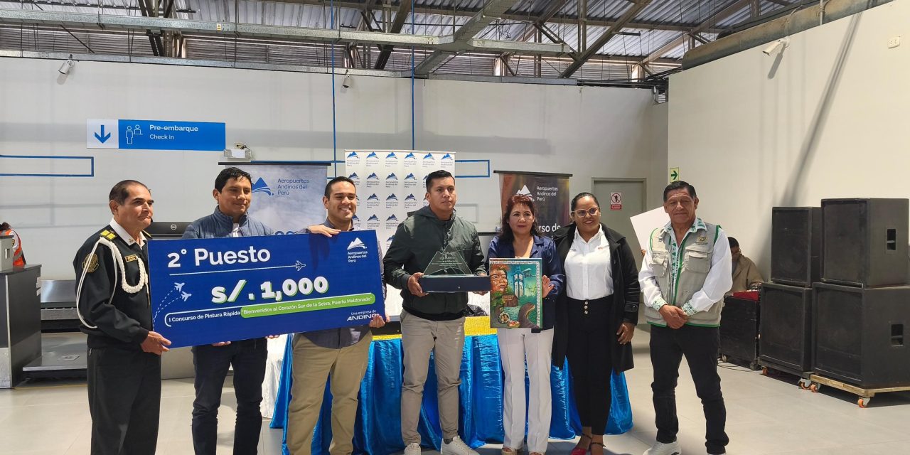 Artista indígena Harakbut gana segundo lugar en concurso de dibujo y pintura