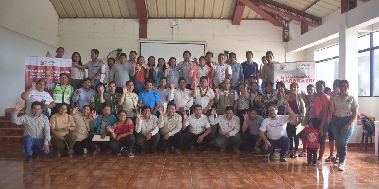 Cogestión de la Reserva Comunal Amarakaeri realiza talleres descentralizados en marco del proceso de actualización del Plan Maestro del área