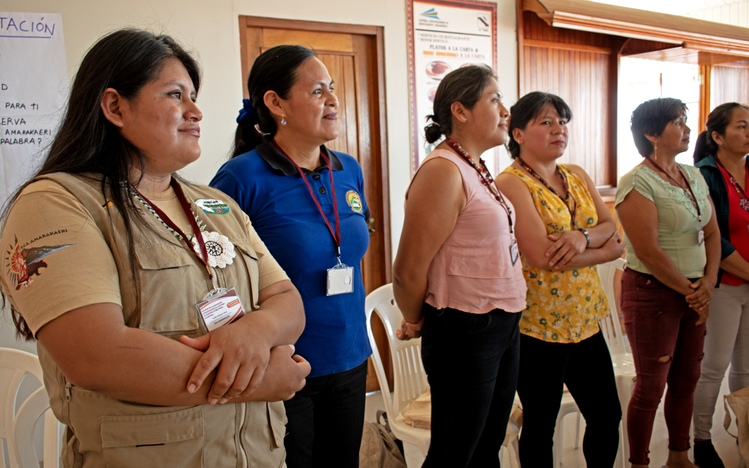 Mujeres indígenas consolidan la gestión del territorio ancestral de la Reserva Comunal Amarakaeri