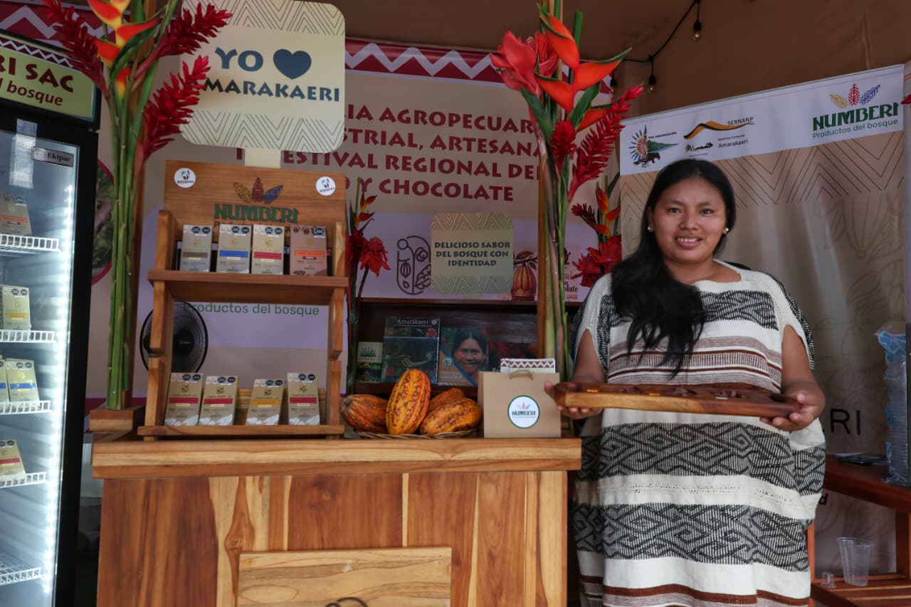 Durante el IX Festival Regional del Cacao y Chocolate 2026, el chocolate bitter 70 % de la marca Amarakaeri fue reconocido como uno de los mejores de Madre de Dios